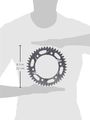 Vortex 251a-44 Silver 44-tooth 520-pitch Rear Sprocket 
