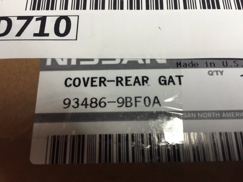 Nissan Cover-rear Gate 93486-9bf0a