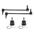 4 Pcs Front Sway Bar Links Lower Ball Joints For Dodge Grand Caravan 2008-2018 Chrysler Town Country Ram C V Vw Routan No 