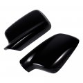 Astra Depot Left Right Glossy Black Side Mirror Covers Compatible For Bmw 1999-2006 E46 3-series Coupe Cabrio 2-door 2001-2008