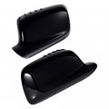 Astra Depot Left Right Glossy Black Side Mirror Covers Compatible For Bmw 1999-2006 E46 3-series Coupe Cabrio 2-door 2001-2008
