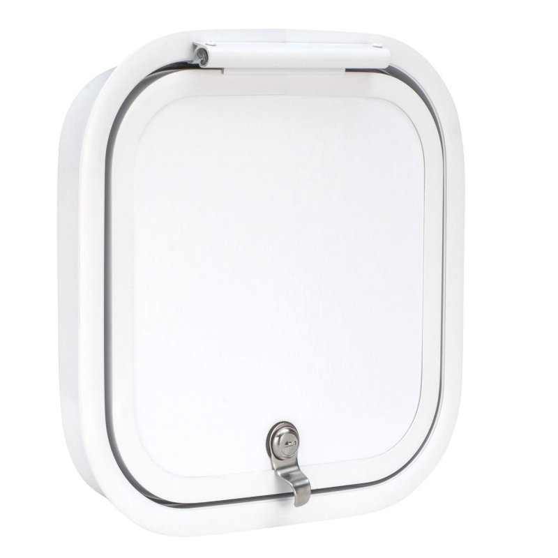 Recpro Rv Baggage Door 13 Wide X High With Rounded Corners For Rvs Compartment Storages Top Hinge Campers Trailer Door Made In
