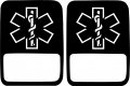 Jeeptails Emergency Medical Service Ems Tail Lamp Light Covers Non-led For Jeep Gladiator 