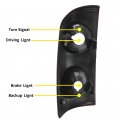 Ecotric Tail Light Compatible With 2007-2009 Dodge Ram 1500 2500 3500 Pickup Truck Passenger Side Taillight Signal Lamp