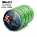 American Flag Patriotic Sasquatch Bigfoot Valve Stem Caps For Tire Rim Wheel Aluminum Green