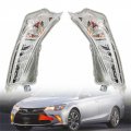 Daytime Running Fog Lamps Turn Signal Light Pair For 2015 2016 2017 Toyota Camry Xle Xse And Hybrid Clear Lens Front Bumper 
