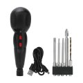 Electric Screwdriver Kit Integrated Usb Rechargeable Screwdrivers With Led Light 10w