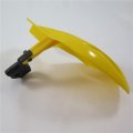 Yellow Hard Plastic Reinforced Hand Guard Protectors For Racing Dirt Bike Atv Snowmobile Polaris Rmk Ski Doo 7 8 In 22mm