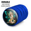 Pixy Girl Valve Stem Caps For Tire Rim Wheel Aluminum Blue