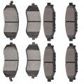 Aintier Automotive Replacement Brake Pads Front Rear Fit For Subaru Impreza 2008-2011 For Legacy 2005-2012 Outback