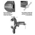 Heavy Table Clamp Mini Bench Vice Cast Iron 360 Degree Rotation Adjustable Jaws Secure Vise For Woodworking And Metalworking