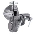 Heavy Table Clamp Mini Bench Vice Cast Iron 360 Degree Rotation Adjustable Jaws Secure Vise For Woodworking And Metalworking