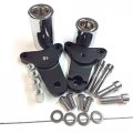 Xkh- Motorcycle Chromed No Cut Frame Slider Crash Protector Compatible With 2011-2020 Suzuki Gsxr 600 750 B01725vk7c