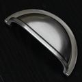 10 Pack Rok Hardware 3 Hole Centers Brushed Nickel Home Drawer Door Cabinet Cup Pull Handle 