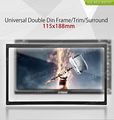 Xtrons Universal Double 2 Din Frame Trim Surround For 6 95 Inch Car Stereo Dvd Player 