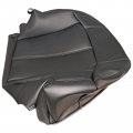 Secosautoparts Driver Bottom Leather Seat Cover Black Compatible With Chevy Tahoe 1999 2000 2001 2002