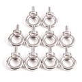 10 Stainless Steel Din 580 Machine Shoulder Lifting Eye Bolt M6 316ss Marine 6mm 
