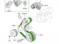 Genuine Land Rover Secondary Belt 3 0l Sc V6 Lr4 Range Sport 14 On 13 Discovery 5 Lr071040
