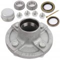 Ocpty Trailer Hub Wheel Bearing Kits For 1 44643 Bearings Tapered Spindle Grease Seal 2 000 Lb Axles 4 Bolt Lug Hot-dipped