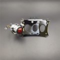Httmt Mt408-p- Chrome Horizontal Vertical Zigzag Mount License Plate Bracket 7 X 4 Cd Bk Led Tail Brake Light Integrated