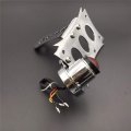 Httmt Mt408-p- Chrome Horizontal Vertical Zigzag Mount License Plate Bracket 7 X 4 Cd Bk Led Tail Brake Light Integrated