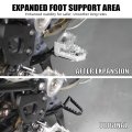 Nicecnc Dual Control Rear Brake Lever Pedal Extender For Bmw R1250gs 2018-2023 Motorcycle Extension Pedali Aluminum Alloy