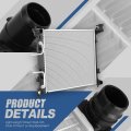 Dpi 13506 Factory Style 1-row Cooling Radiator Compatible With Honda Sonata 2 0t 0l Hybrid 15-19 Aluminum Core