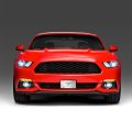 Ford Mustang Double 3d Logo Chrome Stainless Steel License Plate Official Licensed 