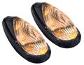 Ks Technologies 25-9553 Carbon Amber Led Mini Flush Mount Marker Light 
