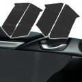 X Autohaux 8pcs Set Car Door Panel And Armrest Protector Cover Replacement For Honda Civic 10th Gen 2016-2020 Black