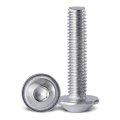 M6 1 0 X 25mm Flanged Button Head Socket Cap Screws 304 Stainless Steel 18 8 Allen Drive Bright Finish Full Machine Threads 25 