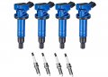 Ena Set Of 4 Blue Ignition Coil With Platnium Spark Plug For Chevrolet Pontiac Toyota Prizm Vibe Celica Corolla Matrix Mr2 