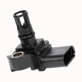 Intake Air Pressure And Temperature Sensor For Buick Cascada 2016 2017 2018 Plastic Oval Female Connector 4 Male Blade Pin 