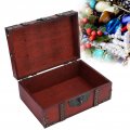 Health Gear Wooden Storage Box With Lock Vintagees Decorative Treasure Box Jewelry Organizer For Home Office Room Decoration 