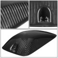 Auto Dynasty Compatible With Gmc C K Series 1500-3500 5 X Led Cab Roof Top Light Lens Bulbs Smoked Housing Blue