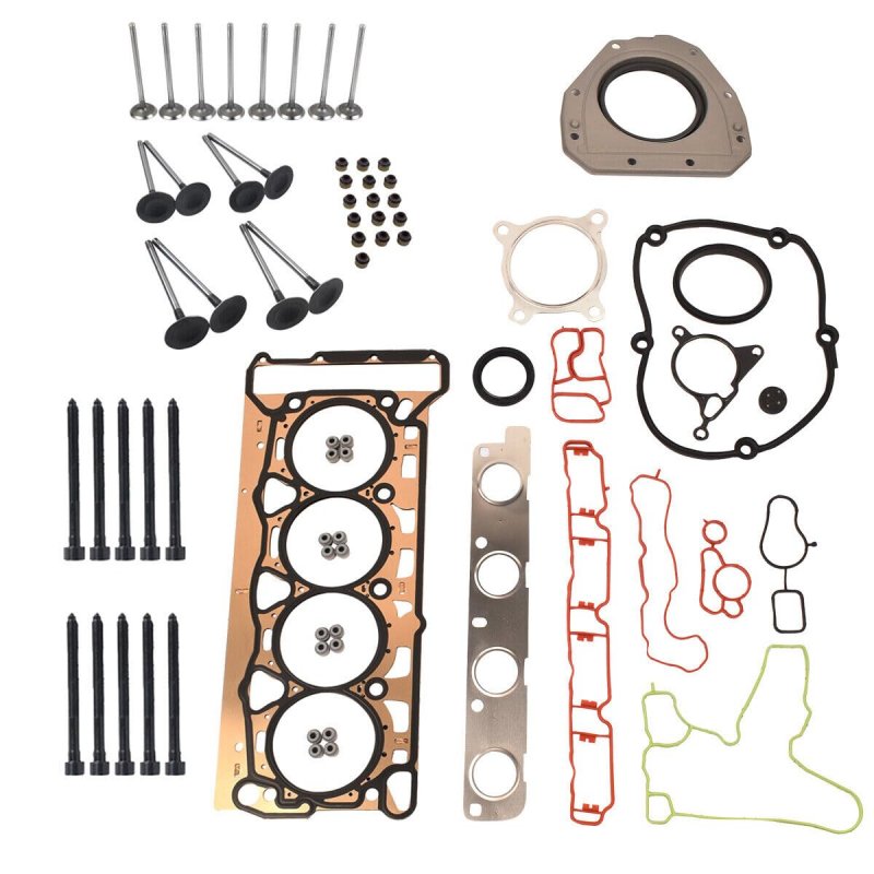 Head Gasket Valves Bolts Kit Replacement For Audi A3 A4 A5 A6 Q3 Q5 Tt Vw Beetle Tiguan 2 0 Tfsi 2008-2015 06d109611h