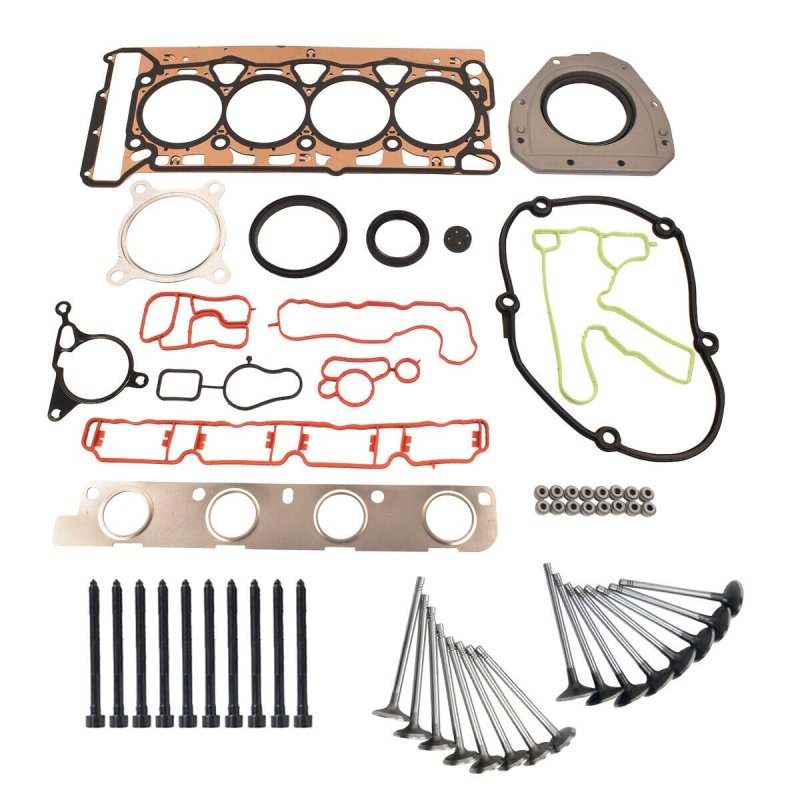 Head Gasket Valves Bolts Kit Replacement For Audi A3 A4 A5 A6 Q3 Q5 Tt Vw Beetle Tiguan 2 0 Tfsi 2008-2015 06d109611h