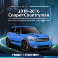 Headlight Bezels Passenger Side Right For Mini Cooper Countryman 2011-2016 Fit Paceman 2013-2016 Silver