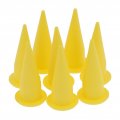 Innovations Cone Nozzle Yellow Pe Plastic Caulking Tool For Beautifying The Using Effect Of Glass Cement