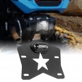 Weisen Utv License Plate Bracket With Led Light Universal Holder Frame Kit For Polaris Rzr Can Am Maverick X3 Kawasaki Honda 