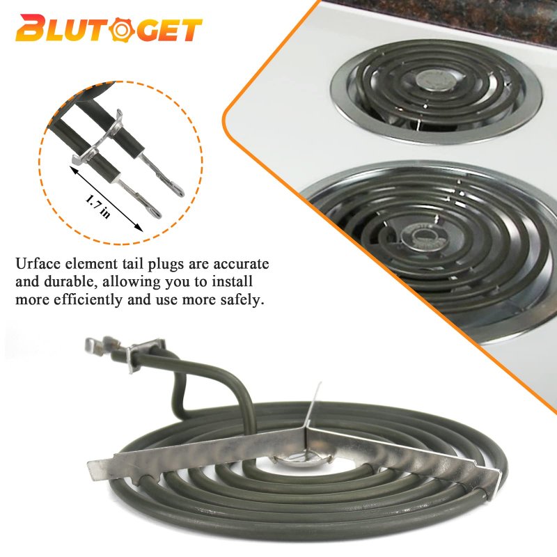 Wb30m1 Wb30m2 Electric Stove Burner Replacement By Blutoget Ge Range Element Fit For Hotpoint Ken-more Includes 6-inch Ers30m1