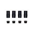 Disc Brake Hardware Set For Ford Escort 1990 Front Kit Alx-pau-df-340-54031-cla5 Standard Black Plastic