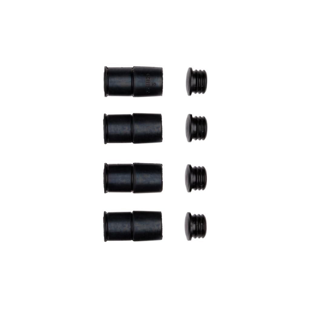 Disc Brake Hardware Set For Ford Escort 1990 Front Kit Alx-pau-df-340-54031-cla5 Standard Black Plastic