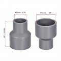 Uxcell Pvc Dwv Reducing Coupling Schedule 40 Gray 20mm X 32mm Socket 2pcs