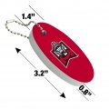 Graphics More East Stroudsburg University Of Pennsylvania Primary Logo Floating Keychain Oval Foam Fishing Boat Buoy Key Float