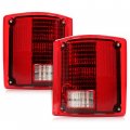 Hecasa Tail Lights Sequential Compatible With 1975-1986 Chevy Chevrolet C10 Replacement For Ctl7387led-l Ctl7387led-r Pair Led