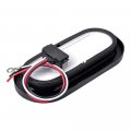 Astra Depot 4x 6 Oval Oblong 24-led Smoke Red Running Brake Tail Light Cargo Semi Trailer Container Tractor Truck Bus Lorries