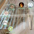 Transparent Roofing Panel 4 10 12 15 20 Pcs Fiberglass Daylighting Panels 1mm Frp Shed Cover Silent Self-cleaning Sheet Garage
