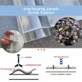 Transparent Roofing Panel 4 10 12 15 20 Pcs Fiberglass Daylighting Panels 1mm Frp Shed Cover Silent Self-cleaning Sheet Garage