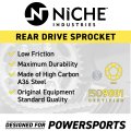 Niche 520 Pitch 40 Tooth Rear Drive Sprocket Honda Crf300l Rally 41201-k1t-e10